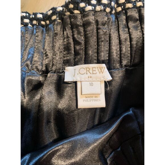 J Crew Factory Skirt Womens Size 10 Sidewalk Jacquard G8319 Elastic Waist Stretc - Picture 6 of 9